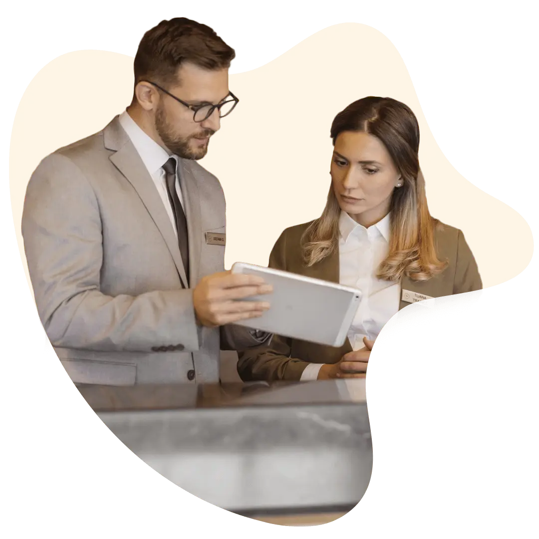 For-Sight team supporting hospitality customers